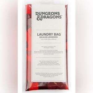 Dungeons & Dragons Ampersand Red Drawstring Laundry Bag